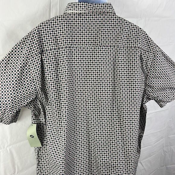 Geometrix New York men’s short sleeve button down shirt size 2XL NEW - Picture 6 of 9